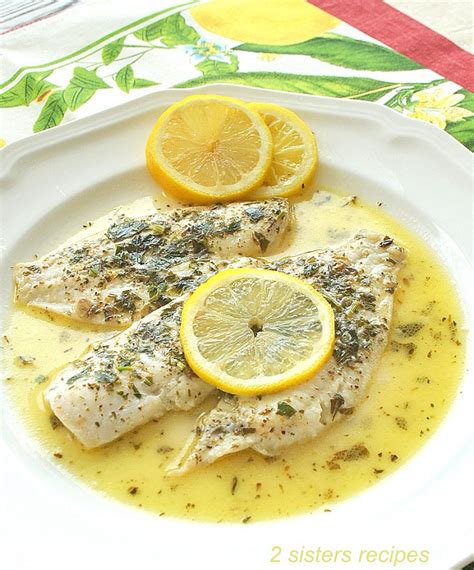 flounder-fillets-in-lemon-sauce-2-sisters-recipes-by image