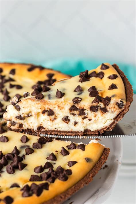 easy-chocolate-chip-cheesecake-persnickety-plates image