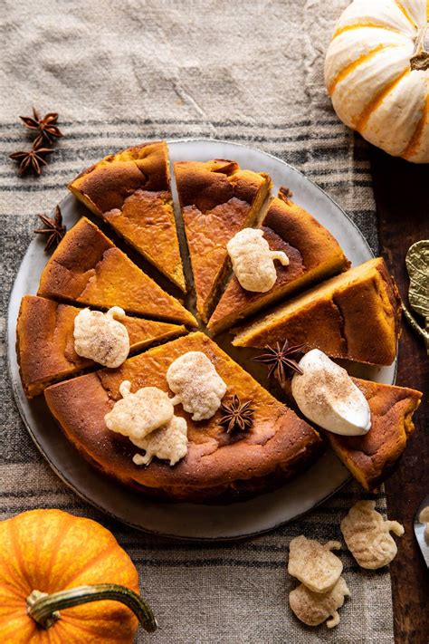 burnt-basque-pumpkin-spice-cheesecake-half-baked image