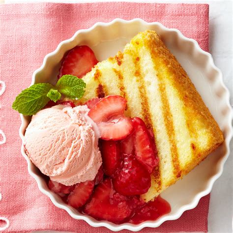 grilled-angel-food-cake-with-strawberry-sauce image