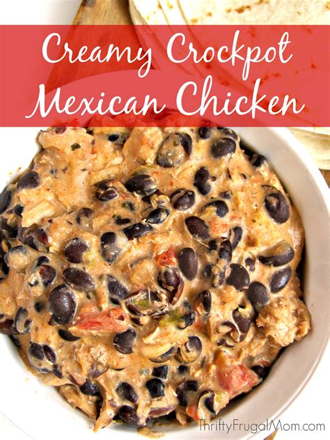 creamy-crockpot-mexican-chicken-thrifty-frugal-mom image
