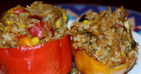 dr-oz-mario-batali-creole-stuffed-bell-peppers image