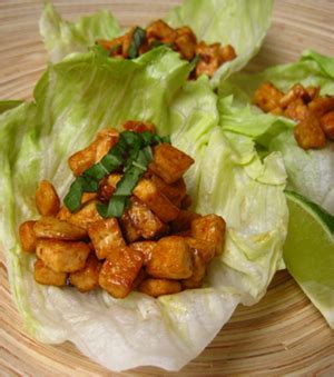 fresh-and-healthy-vegan-thai-tofu-lettuce-wraps-peta image