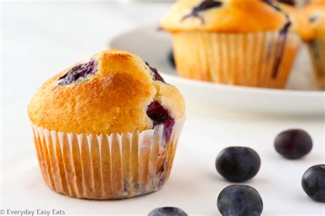 the-best-easy-blueberry-muffins-super image