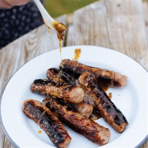 bbq-sausages-in-a-honey-mustard-glaze image