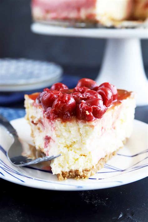 classic-cherry-cheesecake-recipe-foodal image
