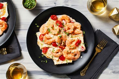 lobster-ravioli-and-shrimp-recipe-hellofresh image