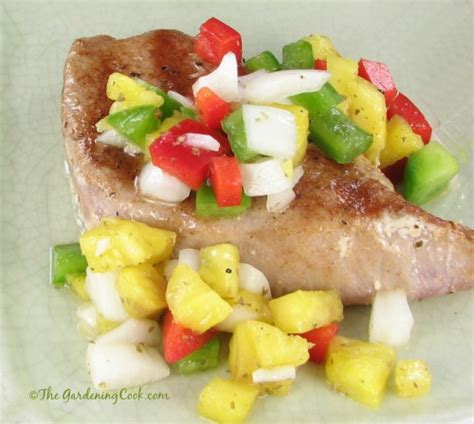 pineapple-salsa-and-yellow-fin-tuna-recipe-the image