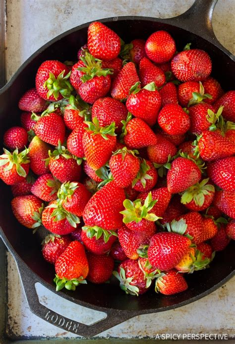 strawberry-shortcake-skillet-cobbler-a-spicy image