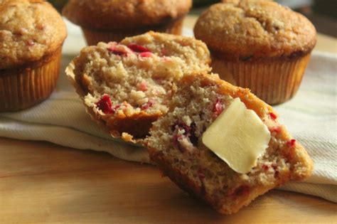 cranberry-eggnog-muffins-baker-by-nature image