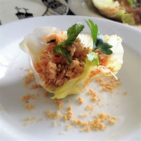 thai-chicken-vermicelli-in-a-lettuce-cup image