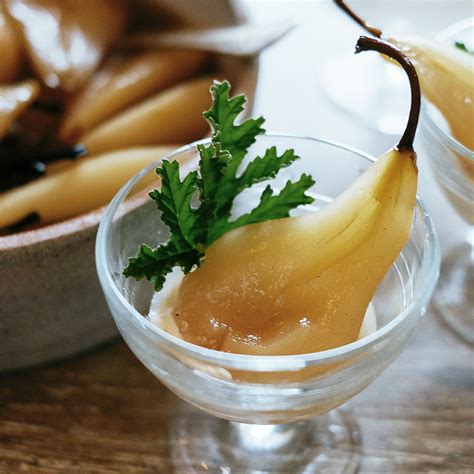 poached-pears-in-muscat-wine-recipe-sunset-magazine image
