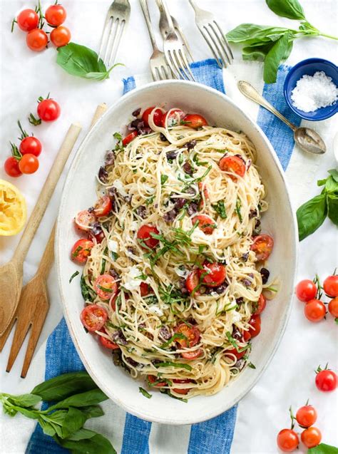 angel-hair-pasta-with-goat-cheese-and-cherry-tomatoes image
