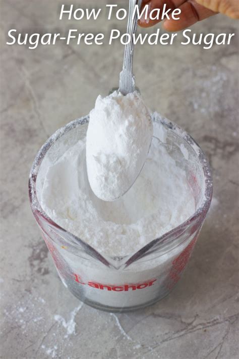 how-to-make-sugar-free-powder-sugar-savvy image