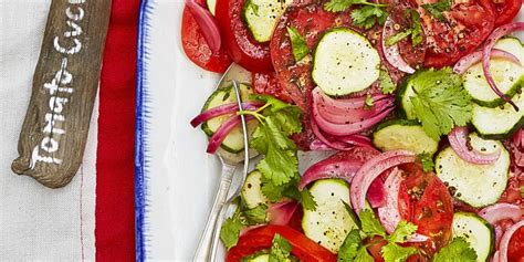 how-to-make-cucumber-tomato-salad-country-living image