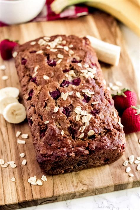 strawberry-banana-oatmeal-bread-gluten-free-dairy image