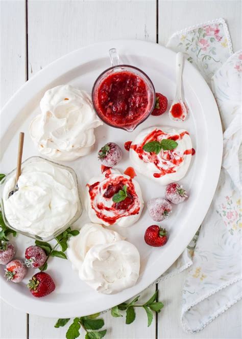 strawberry-swirl-meringue-baskets-baking-for-friends image