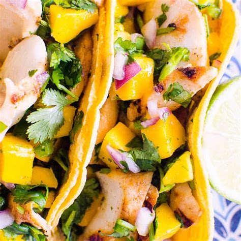grilled-fish-tacos-with-mango-salsa-ifoodrealcom image
