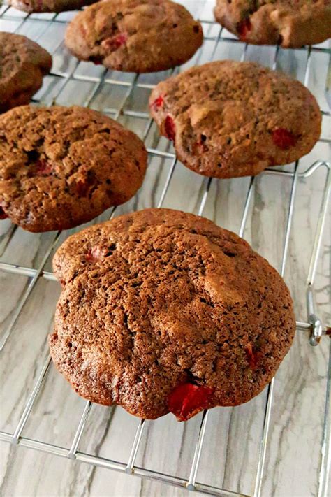 chocolate-covered-strawberry-cookies-a-kitchen image