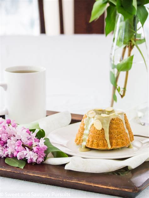 mini-almond-and-matcha-bundt-cakes-sweet-and image