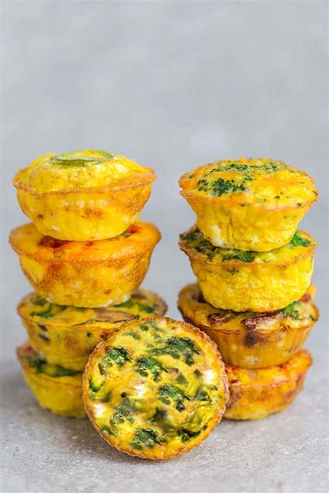 spinach-egg-muffins-with-cheese-low-carb-keto image