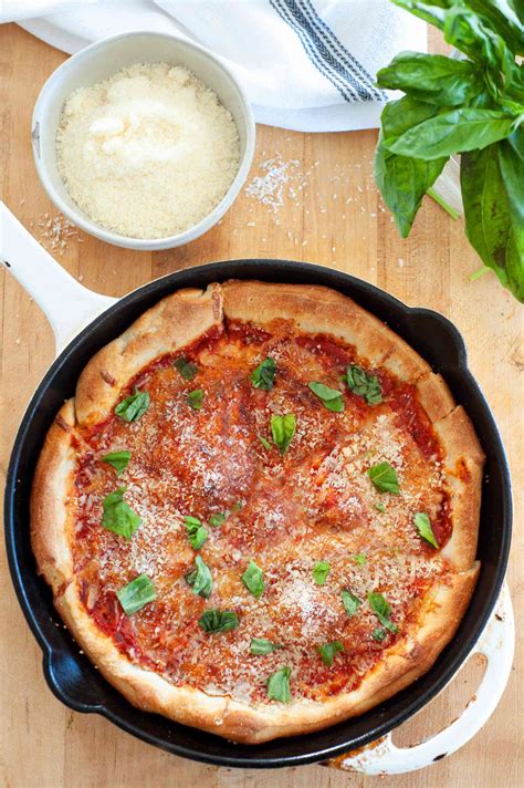 cast-iron-skillet-pizza-recipe-simply image