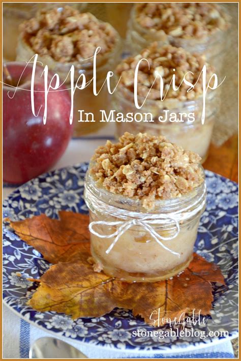 apple-crisp-in-a-mason-jars-stonegable image