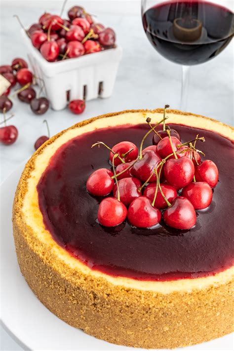 red-wine-cherry-glazed-cheesecake-southern-fatty image