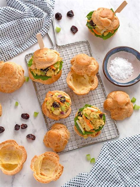 curried-turkey-salad-on-choux-buns-culinary-cool image