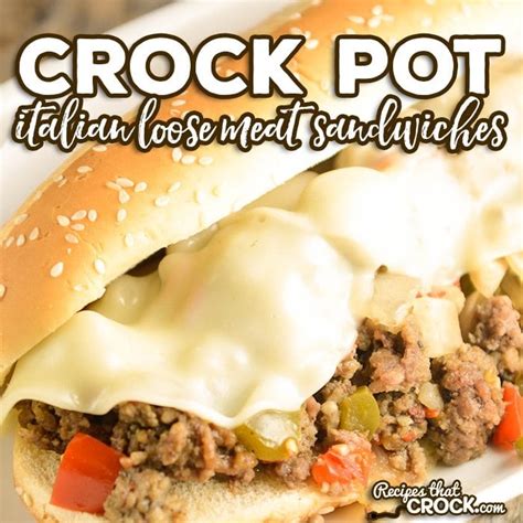 crock-pot-italian-loose-meat-sandwiches image