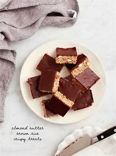 almond-butter-brown-rice-crispy-treats-love-and image