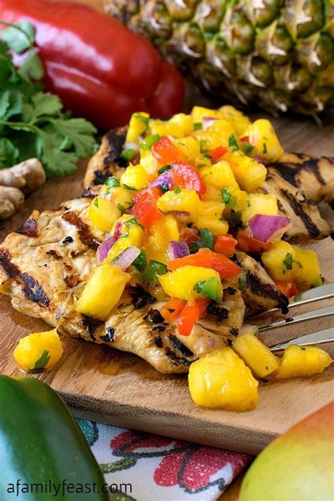 grilled-marinated-chicken-with-tropical-salsa-a-family image