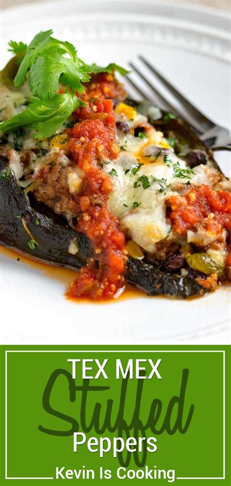 tex-mex-stuffed-sweet-peppers-video-kevin-is-cooking image