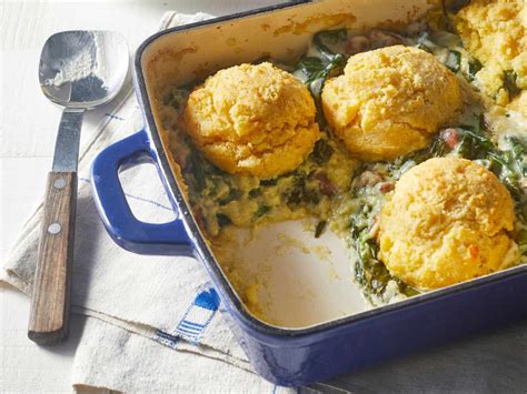 sausage-and-spinach-breakfast-casserole-with-cornmeal image