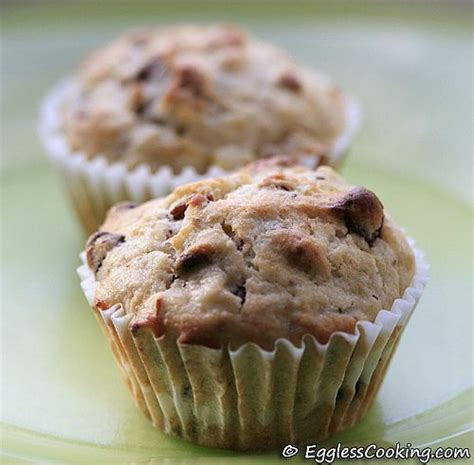 chocolate-chip-banana-muffins-recipe-eggless-cooking image