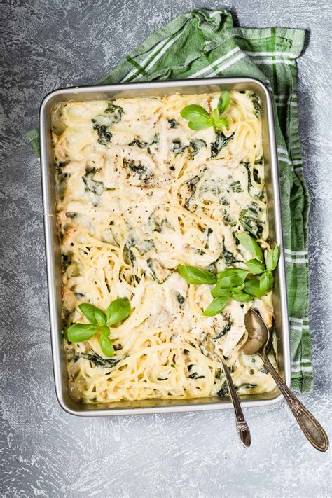 chicken-tetrazzini-with-spinach-and-parmesan image