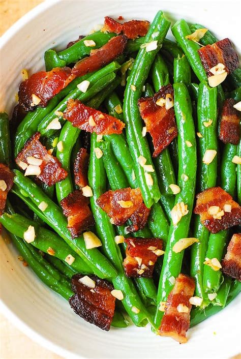 garlic-and-bacon-green-beans-julias-album image