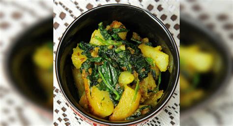 spinach-with-diced-potato-recipe-the-times-group image