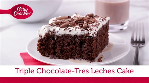 triple-chocolate-tres-leches-cake-betty-crocker image