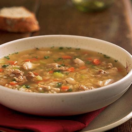 chicken-sausage-and-rice-soup-recipe-myrecipes image