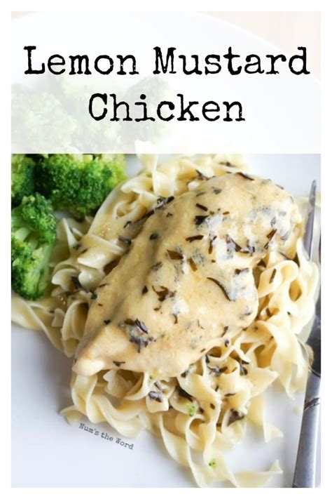 easy-baked-lemon-mustard-chicken-with-sauce image