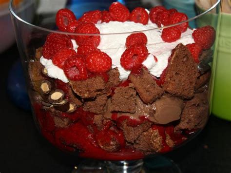 chocolate-raspberry-trifle-food-network image