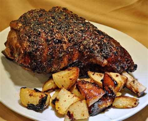 leg-of-lamb-slow-roasted-moroccan-style-thyme image