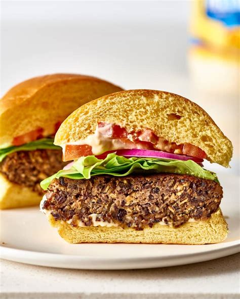 easy-black-bean-burger-recipe-under-30-minutes-kitchn image