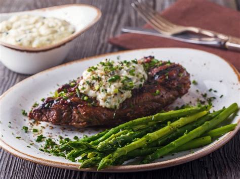 grilled-steak-with-roquefort-butter image