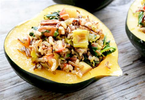 acorn-squash-with-wild-rice-stuffing-floating-kitchen image