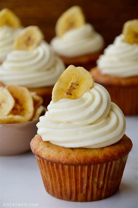 banana-cupcakes-with-cream-cheese-frosting-just-a image