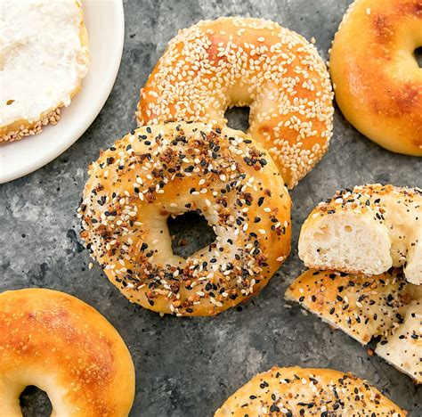 no-yeast-2-ingredient-bagels-kirbies-cravings image