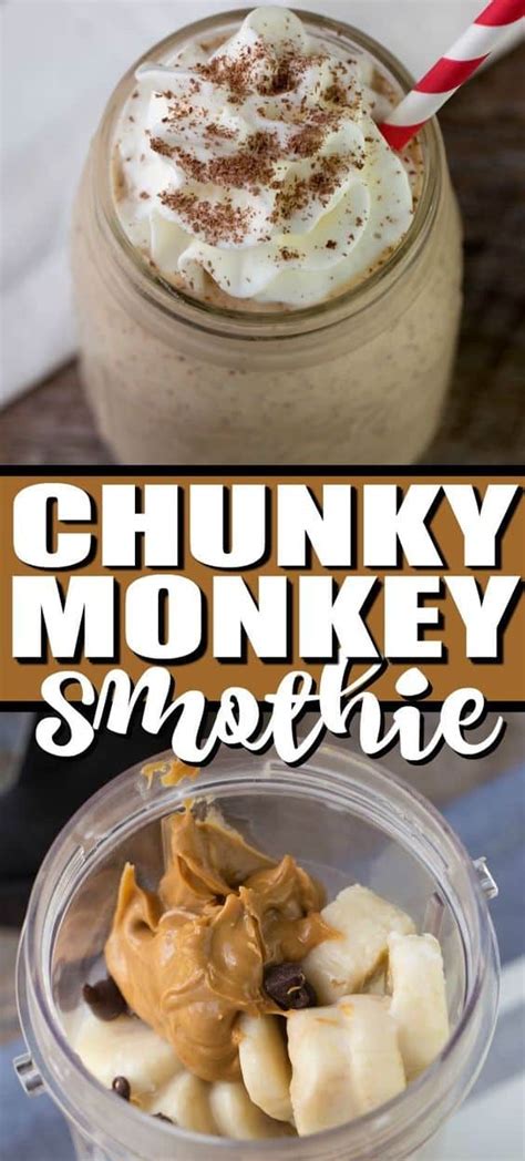 chunky-monkey-smoothie-a-healthy-gluten-free-snack image