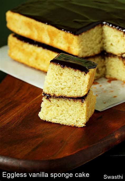 eggless-sponge-cake-soft-spongy-cake-swasthis image